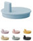 Design Letters deckel für Baby und Kinder Persönliches Trinkglas in Tritan (Hellblau) - BPA-frei, BPS-frei und EA-frei, matt gefärbter Deckel mit Silikonring, spülmaschinenfest, 14 g