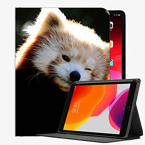 Fall für Neue iPad 10.2 2020/2019 - iPad 8./7. Generation Fallabdeckung, Fox Fiery Little Panda Case Slim Shell Cover für iPad 10,2 Zoll
