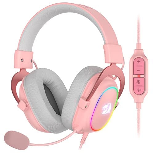 Redragon Zeus-X H510 - Cuffie da gioco con cavo RGB, suono surround 7.1, driver audio da 53 mm in memory foam, copertura in tessuto resistente, cuffie multipiattaforme, alimentazione USB per PC/PS4/NS