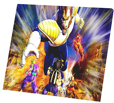 Wandbild auf Leinwand, Vegeta Grand Sache Oomaru Dragon Ball Z Dbz Manga Anime (35 cm x 30 cm)