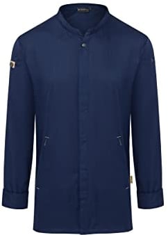 Karlowsky Herren Kochjacke Green-Generation, aus nachhaltigem Material, 72% GRS Certified Recycled Polyester/28% Conventional Cotton