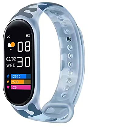 Aktivitätstracker Kinder Armband,Pedometer Fitness Uhr Schrittzähler Jungen IP68 Wasserdichter Smartwatch Sportuhr Mädchen smartes Band Fitness Tracker mit App für Android iOS Smartphone ( Color : Bla