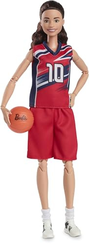Barbie Signature Doll, Sue Bird mit Nr. 10 Uniform Kleidung & Basketballzubehör