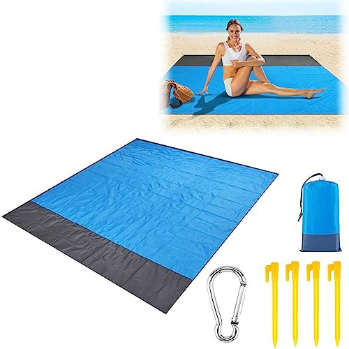Picknickdecke, Strandmatte, Stranddecke Sandfrei, Picknick Decke, Schwimmbad Decke, Sandfreie Stranddecke, Stranddecke Sandfrei Super Groß, Picknickdecke Strandmatte, für Strand, Picknick, Camping