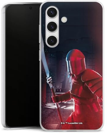 DeinDesign Silikon Hülle kompatibel mit Samsung Galaxy S24 Case transparent Handyhülle Waffe Soldat Star Wars