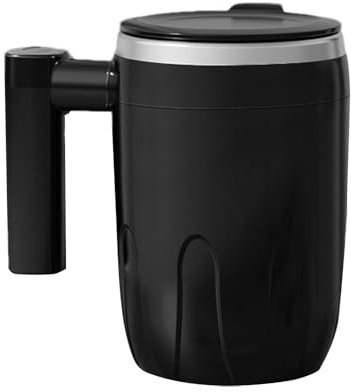 Taza de café automática, Vaso de Viaje de Acero Inoxidable, Taza de café Inteligente con función de agitación, Mezclador eléctrico de 400 ml, Vaso de Viaje para café, Chocolate, Leche, té
