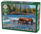 Cobble Hill 3840267 Pferde im Wildwasser, 1000 Teile Puzzle inkl. Puzzleposter für Erwachsene und Kinder ab 12 Jahren, Landschaftspuzzle, Pferdepuzzle