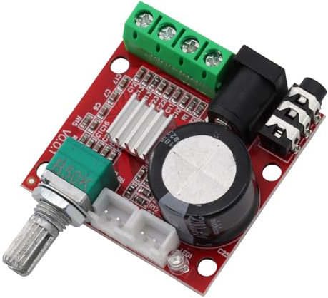 Heevhas PAM8610 DC 12 V Mini audio stereo Scheda amplificatrice AMP Modulo amplificatore digitale portatile 10W+10W Amplificatore a doppio canale Classe D