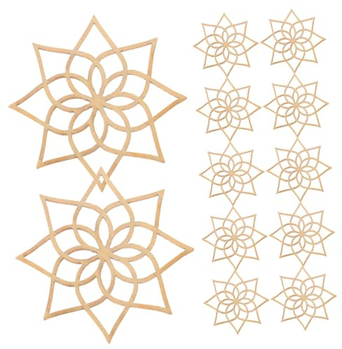 SAFIGLE 60 Stück Lässiger Schmuck Holziges Hohle Ohrringe Ohrring Anhänger Charms Party Ohr Ausschnitte Ohrringe Schmuckherstellung Charms Blanker Schmuck Hölzerne