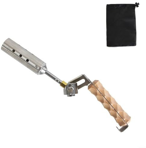 CNANRNANC Lance-flammes portable - Puissance de feu réglable - Chalumeau de cuisine - Chalumeau butane - Soudage BBQ - Pour le camping, la maison - Pro