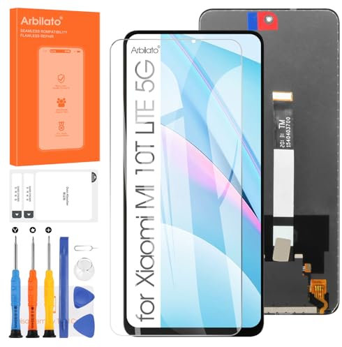 Arbilato pantalla LCD para Xiaomi Mi 10T Lite 5G, pantalla táctil digitalizador M2007J17G LCD pantalla cristal reemplazo completo kit