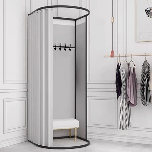 200x100x95CM Spogliatoio Camerino Mobile, Portatile Spogliatoio per La Protezione Della Privacy, Spogliatoio Semicerchio Mobile per Ufficio, Attività All'aperto, Boutique, Negozio di Abbigliamento