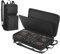Introti Zaino per DJ Pioneer DDJ-400, DDJ-FLX4 e Roland DJ-202, custodia portatile antigraffio con tracolla regolabile, borsa da viaggio per DJ, Nero , Zaino DJ