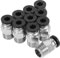 Holibanna 10Pcs PTFE Tube Push Fitting Connectors for Printers Compatible with Ed Ender Pneumatic Accessories for Smooth Operation Leak Performance Easy Installation