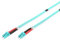 DIGITUS DK-2533-01/3 – Glasfaserkabel OM3 – 1 m – LC zu LC – Duplex LWL Kabel – 1/10/40/100 Gbit/s – MM Multimode Glasfaser LAN Kabel – Fasertyp: 50/125 µ – Türkis (Aqua)