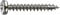 SPAX Universalschraube aus Edelstahl rostfrei A2, 4,0 x 40 mm, 200 Stück, T-STAR plus, Halbrundkopf, Vollgewinde, 4CUT, 0207000400403