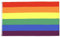 AZ FLAG - Drapeau Arc-en-Ciel - 90x60 cm - Drapeau Lgbt - Gay - Rainbow 100% Polyester Avec Oeillets Métalliques Intégrés - Pavillon 50 g