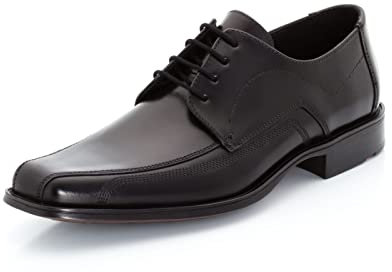LLOYD Herren Schnürhalbschuhe Dagan, Männer Businessschuhe,Derby,Normalweit,Anzugschuhe,schnürung,Office,büro,Freizeit,SCHWARZ,41 EU / 7.5 UK