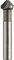 Alpen 229201040100 Kegelsenker DIN 335 C 90° HSS 10, 4mm, 0 W, 0 V