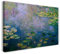 Printed Paintings Leinwand (120x80cm): Claude Monet - Seerosen