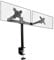 Dual Monitor Desk Mount for 13–27 Screens – Full Motion VESA Stand with Adjustable Arms, 360° Rotation, 180° Tilt & Swivel – Height Adjustable Clamp Mount | M&W