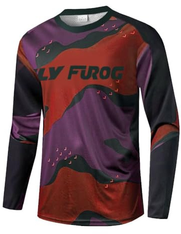 UGLY FROG Jersey Mountain Bike Motocross Downhill Enduro Cross Motorrad MTB Shirt Herren Langarm Fahrradbekleidung