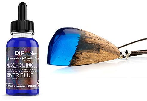 DIPON.DE HIGH PERFORMANCE LIQUIDS & PIGMENTS River Blue Blau Alcohol Ink 20 ml für Epoxidharz Farbe Resin Petri Art Farbstoff Transluzent Epoxy
