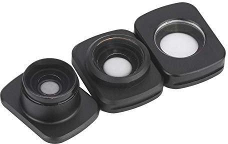 EVTSCAN 3 pièces Micro-Grand Angle/Objectif Macro 10X/Kit de Filtre d'objectif Fisheye pour DJI OSMO Pocket