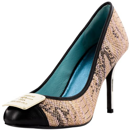 Just Cavalli, Eleganter Pumps, Decollete Schuhe für Damen, Rosa-Pfirsich, 40