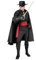 Maskworld Zorro Kostüm - XXL - Komplett-Kostüm des schwarzen Rächers für Erwachsene - Karneval, Halloween & Motto-Party