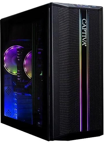 Captiva® I75-369 High End Gaming | Intel Core i5 12400F | Nvidia GeForce® RTX 4060 8GB 8 | 16GB RAM DDR4 | SSD 500GB M.2 | Intel® H610M | ohne Windows | Business Desktop Computer, Gamer Rechner