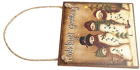 jojofuny Plaques De Porte De Noël Plaque De Porte D'entrée Signe De Bois De Noël Planche De Plaque en Bois De Noël Plaque Suspendue De Noël Joyeux Noël Bambou Sapin De Noël