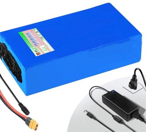 JHKJ Batterie au Lithium 48 V, 50ah, 40ah, 30ah, 20ah, Haute Puissance, pour Moteurs 250W, 750W, 1500W, 2500W,48v20ah