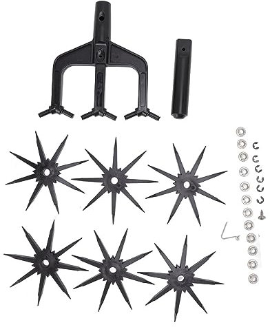 Scarificateur de Sol de Jardin 2 en 1, Résistant à l'usure, ventilé, Motoculteur Rotatif pour Jardin