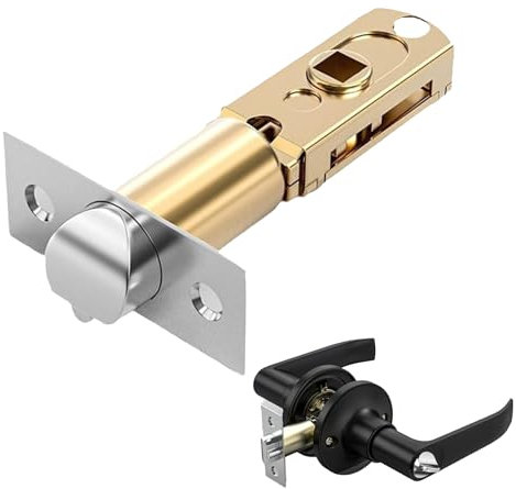 Tubular Latch, Tubular Mortice Latch Internal Door Lock Adjustable Door Handle Latches Size 60/70mm for Lever Door Handles Internal Door Handles