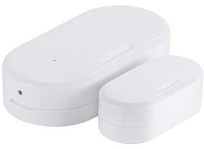 Candeo Zigbee Sensor inteligente de contacto para puertas y ventanas, color blanco, alertas de seguridad en tiempo real, Zigbee 3.0 compatible con Home Assistant, Hubitat y zigbee2mqtt, compacto, de