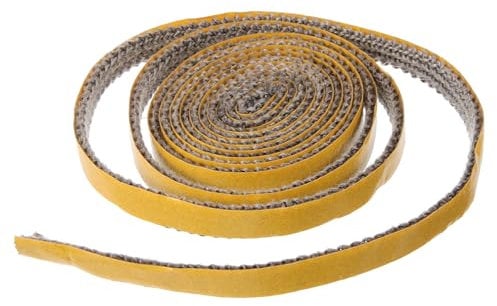 ULTECHNOVO Selbstklebendes Kamindichtungsband aus Hitzebeständigem Glasfaser Flache Dichtung zum Verhindern von Verrutschen und Rutschen für Holzofen und Kamin
