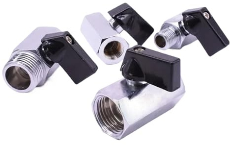 Robinet à boisseau sphérique en laiton, filetage femelle vers mâle 3/8'' BSP, 1 pièce