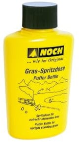 NOCH® Gras-Spritzdose für realistische Modellbau Wiesengestaltung, elektrostatische Aufladung von Grasfasern, Modellbahn und DIY