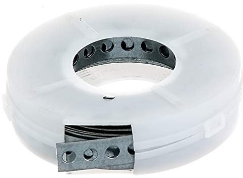 Alberts 334178 Lochband | mit oder ohne Abrollkasette | sendzimirverzinkt | Breite 17 mm | Länge 3 m