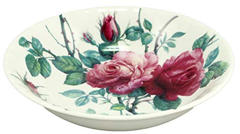 Roy Kirkham English Rose Müslischale, Knochenporzellan, Englisch, rund, 17,5cm Durchmesser