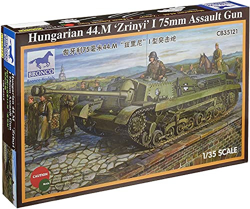 Bronco Models CB35121 - Modellbausatz Hungarian 75 mm Assault Gun 44.M Zrinyi I