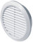 Griglia di ventilazione - Diametro 12,5 cm, in plastica bianca, per presa d'aria azione di filtraggio contro polvere insetti e affini modello T 32
