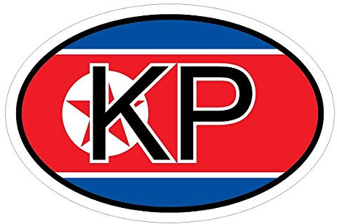Kiwistar - Autoaufkleber - 10x6,6 cm - außen klebendKiwistar Autoaufkleber - Nordkorea KP Auto, Laptop, Fahrrad, LKW, Motorrad Mehrfarbig Autoaufkleber Aufkleber KFZ Flagge Fahne