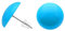 Soul-Cats Runde Ohrstecker, Durchmesser ca: 16 mm, Farbe: hellblau