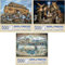 Bits and Pieces - Set of Three (3) 500 Piece Jigsaw Puzzles for Adults - Noah's Ark, Last Supper, In the Manger - 500 pc Religious Scenes Jigsaws by Artist Ruane Manning