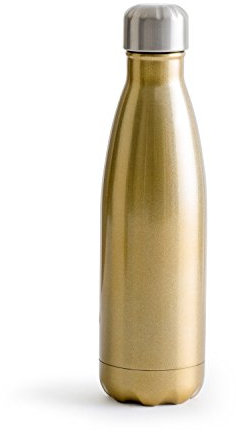 Sagaform Isolierflasche Stahlflasche, Edelstahl, Gold, One Size
