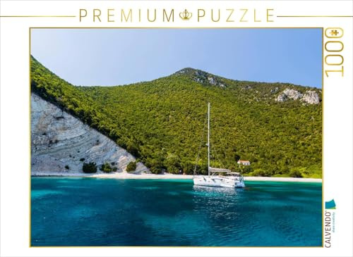CALVENDO Puzzle One House Bay, Atokos | 1000 Teile Lege-Größe 64 x 48 cm Foto-Puzzle für glückliche Stunden