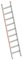 Layher Stufenanlegeleiter 9 Sprossen / 240 cm Länge Anlegeleiter Leiter Stufenleiter Aluminiumleiter Topic