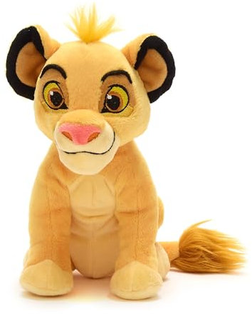 Disney Store Offizieller Simba Mini-Bohnenbeutel aus Der König der Löwen, 18 cm, Kuscheliges Plüschtier für Kinder, Geeignet ab Geburt